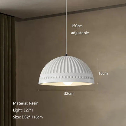 DecorBites™ French Cream Style LED Chandelier for Restaurant Bar and Kitchen