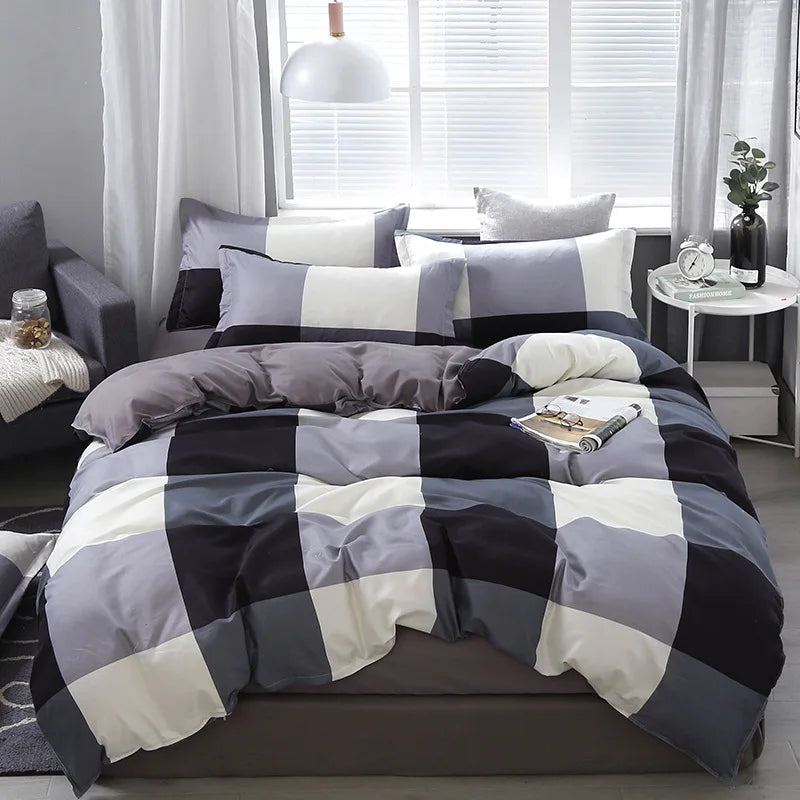 DecorBites™ Cartoon Printed Bedding Sets - Soft Quilt Cover Kit for All Seasons
