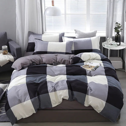 DecorBites™ Cartoon Printed Bedding Sets - Soft Quilt Cover Kit for All Seasons