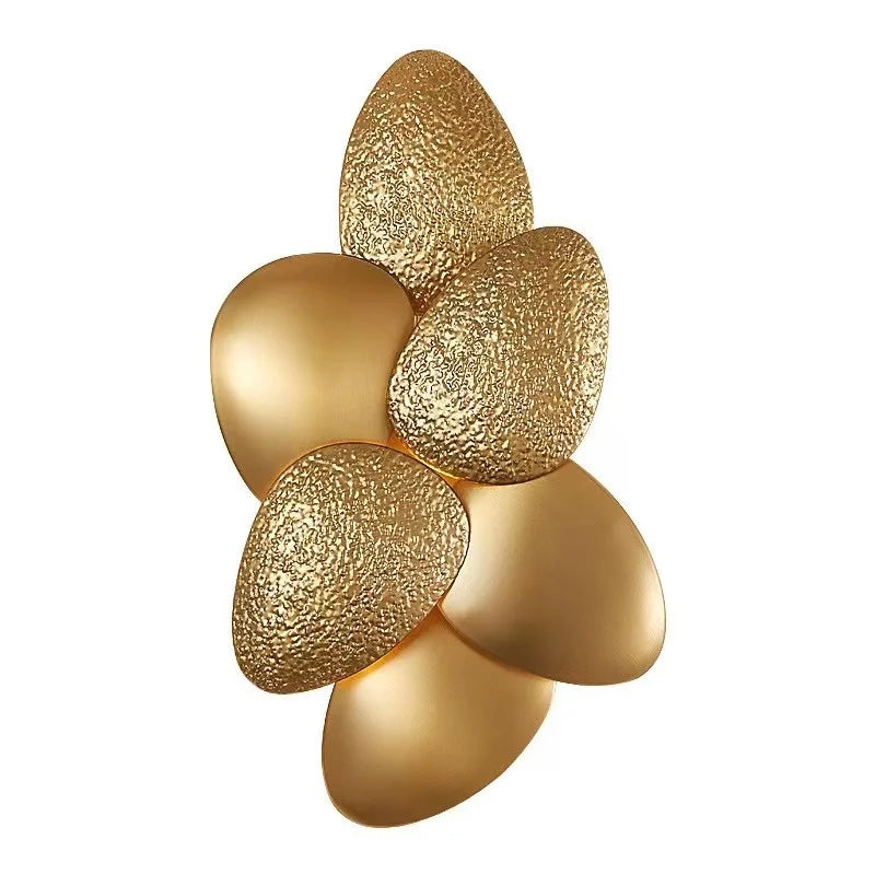DecorBites™ Golden Stainless Steel LED Wall Sconce for Bedroom & Corridor