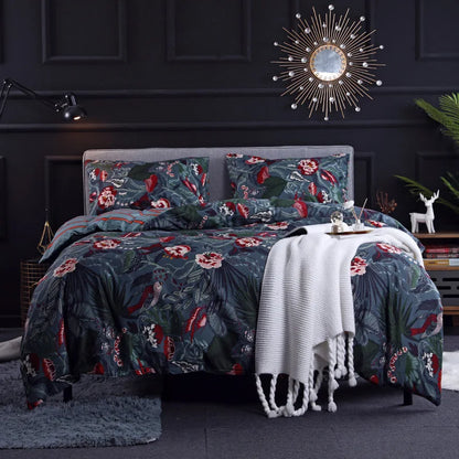 DecorBites™ Leopard Print Duvet Set for Double/Queen/King Size Beds