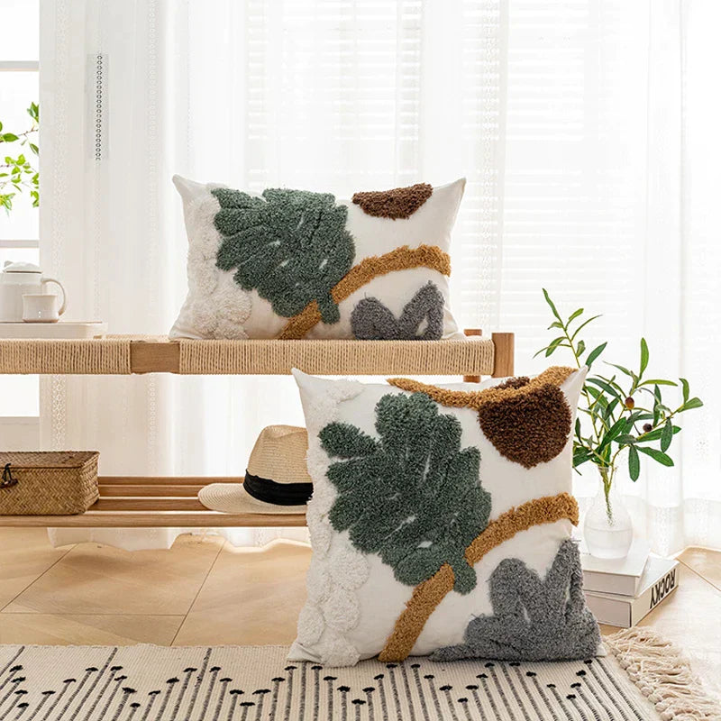 DecorBites™ Bohemian Loop Plush Cushion Cover for Living Room Sofa