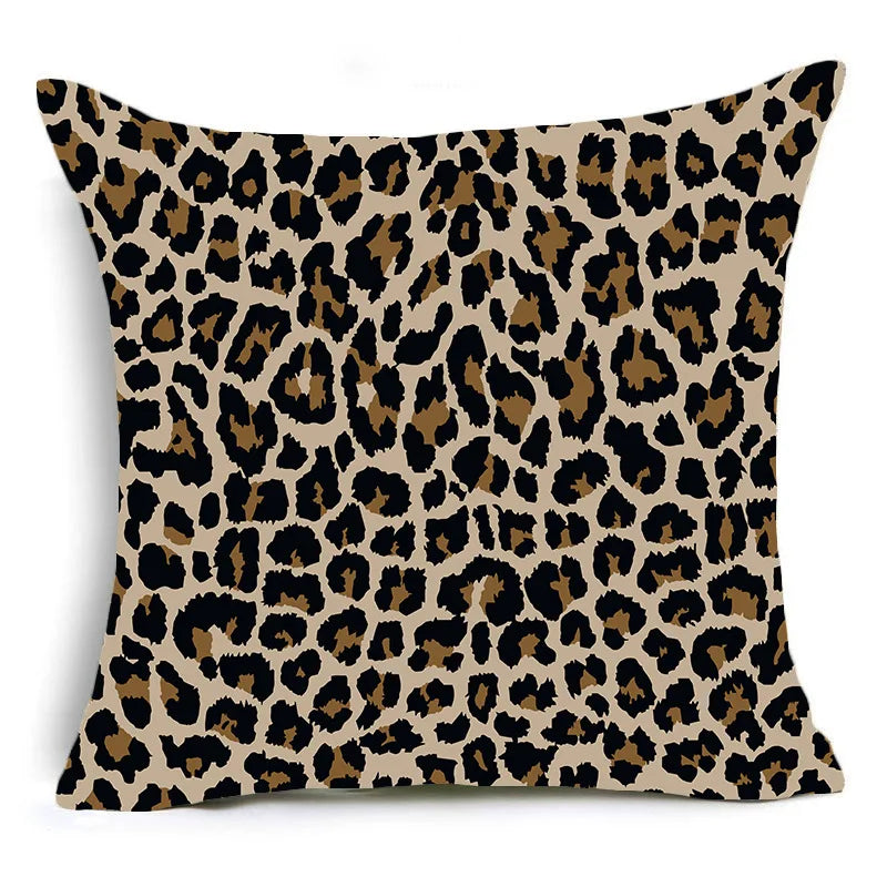 DecorBites™ Animal Print Pillowcase Cushion Cover Home Decoration for Sofa