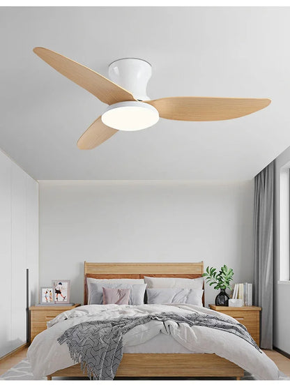 DecorBites™ 30W Remote Control Ceiling Fan with Light - Modern Minimalist Design