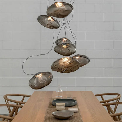 DecorBites™ Cloud Glass Pendant Lights | Nordic Modern Blown Crystal Suspension Lamps