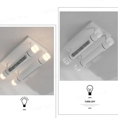 DecorBites™ Bladeless Ceiling Fan with Remote Control LED Light Fixture for Home Décor