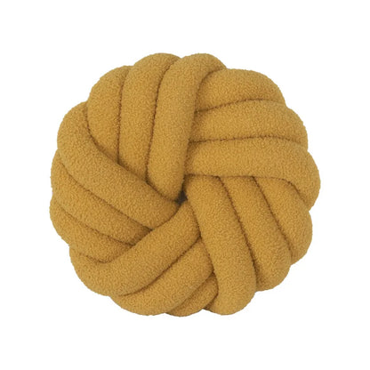 ™ Knotted Ball Grey Throw Pillow for Bed Couch Living Room