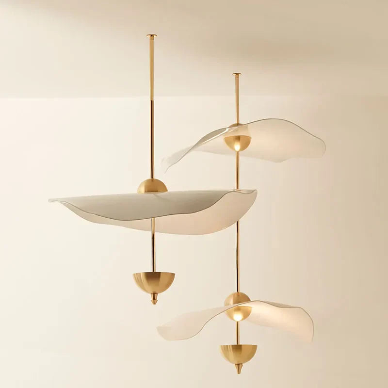 DecorBites™ Lotus Leaf LED Pendant Lamp for Luxury Living Room Decor