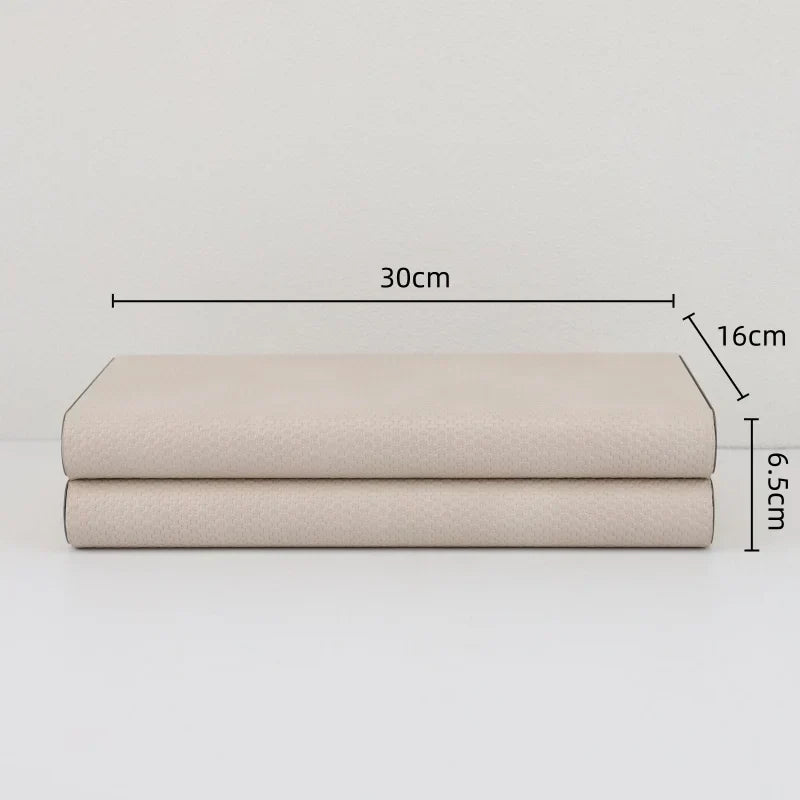 DecorBites™ Beige Leather Metal-edged Jewelry Box & Storage Container