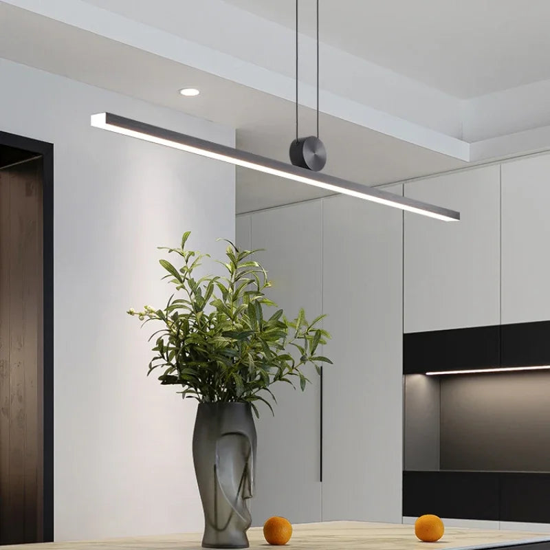 DecorBites™ LED Pendant Lights Modern Chandelier Aluminum Acrylic Lamp for Restaurant Office