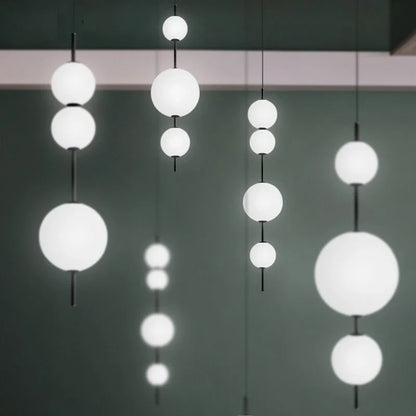 DecorBites™ Gourd Pendant Light: Modern Glass Decor for Restaurant, Bedroom, Kitchen, Dining Room