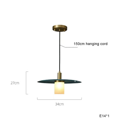 DecorBites™ Blue Copper Chandelier Pendant Light for Kitchen Island & Restaurant