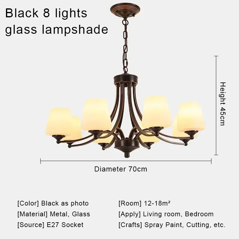 DecorBites™ Crystal Chandelier Ceiling Lights for Modern Living Spaces