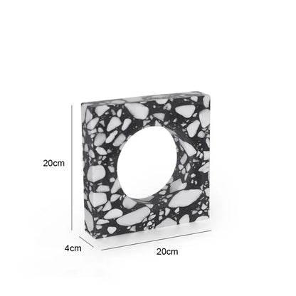 DecorBites™ Archway Terrazzo Sculpture for Home Decor