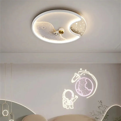 DecorBites™ Astronaut Moonlight LED Ceiling Light for Kids' Bedroom & Living Room