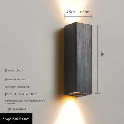 DecorBites™ LED Indoor Wall Lamp for Corridor Bedroom Lighting Decor Sconce
