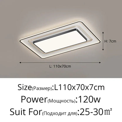 DecorBites™ LED Ceiling Light with Remote Dimming for Modern Nordic Home Decor