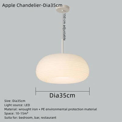 DecorBites™ Apple Shape LED Ceiling Chandelier for Bedroom, Kitchen & Dining Room