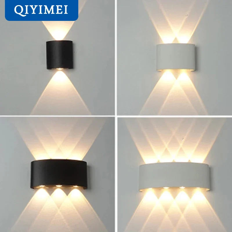 DecorBites™ Aluminum Wall Lamps: Bedside & Living Room Lighting Fixture, Warm/Cool Light, AC85-260V