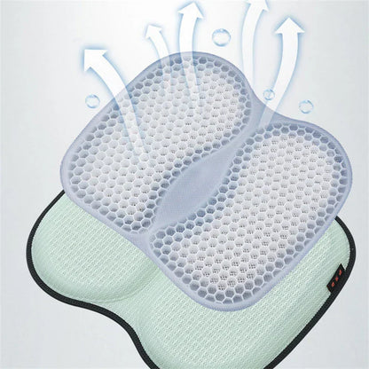 DecorBites™ 3D Honeycomb Silica Gel Seat Cushion for Cool, Comfortable Sitting