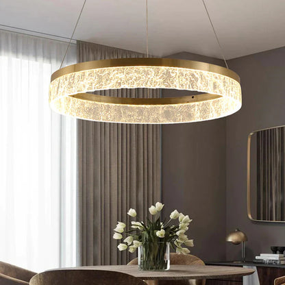 DecorBites™ Gold LED Chandeliers for Elegant Home and Hotel Decor