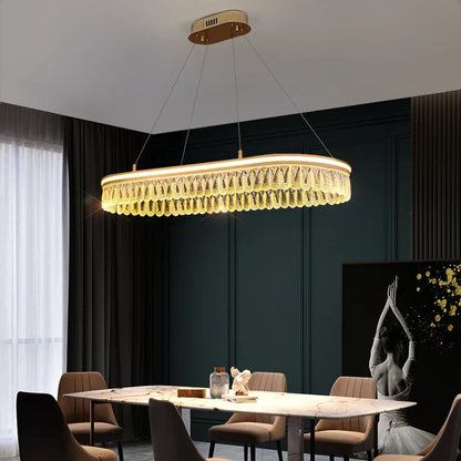DecorBites™ Crystal Chandelier Luxury LED Lighting for Living Dining Kitchen Bedroom