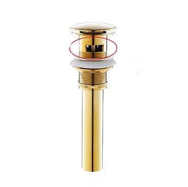 ™ Gold Brass Square Basin Faucet Single Handle Deck Mounted Bathroom Sink Mixer