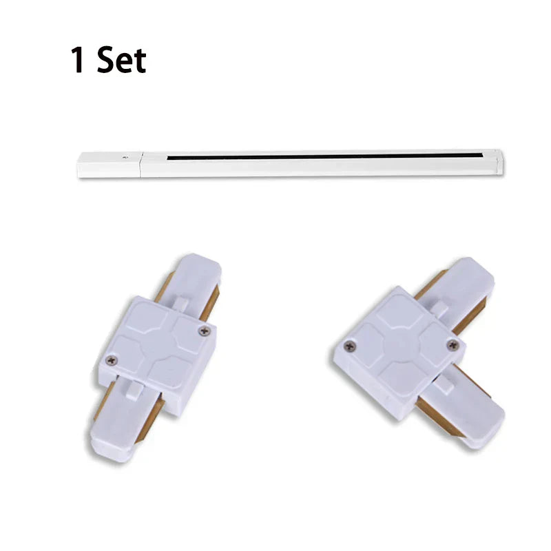 DecorBites™ LED Track Light Set: Rail Track Lamp, Floodlight, Chandelier for Home Decor.