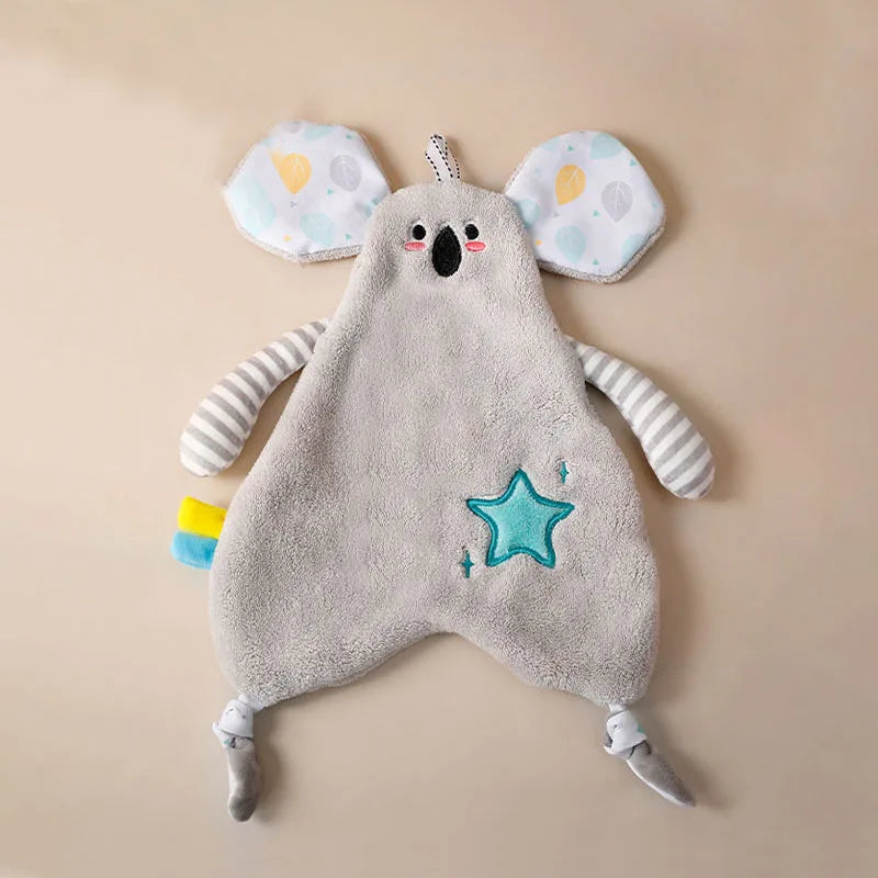 DecorBites™ Cartoon Animal Bathing Hand Towel for Kids - Soft, Absorbent Coral Velvet