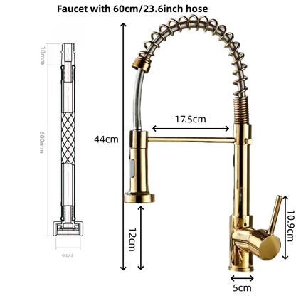DecorBites™ Gourmet Faucets for Kitchen Bathroom, Mixer Tapware for Sink Washbasin