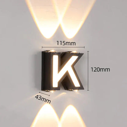 DecorBites™ IP65 LED Wall Lamp for Indoor/Outdoor Waterproof Garden Lighting
