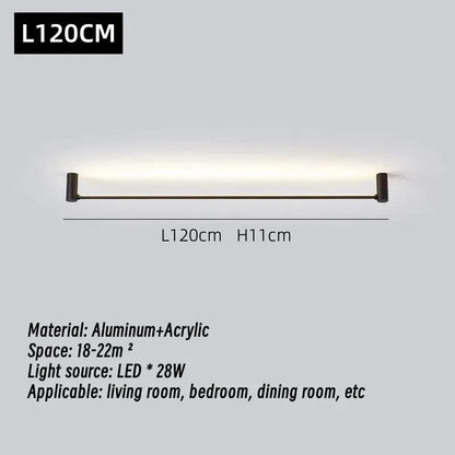 DecorBites™ LED Strip Wall Lamp for Living Room Bedroom Ceiling, Modern Minimalist Atmosphere