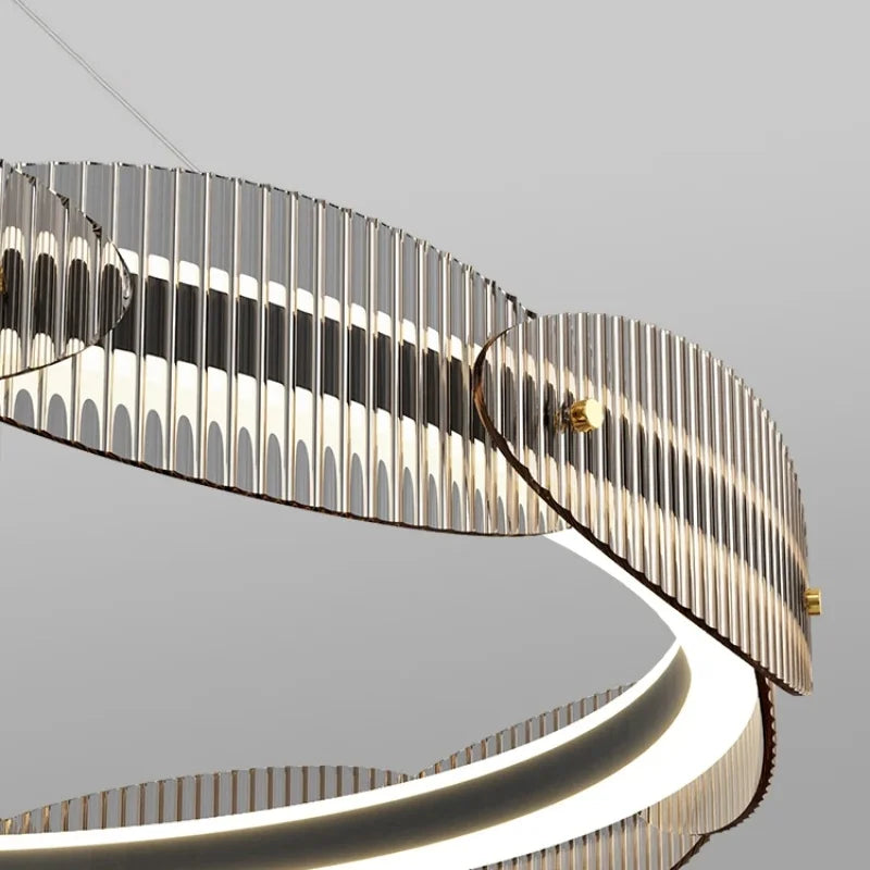 DecorBites™ LED Pendant Light: Modern Minimalist Chandelier for Living, Dining, Kitchen, Bedroom, Office