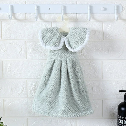 DecorBites™ Kids Microfiber Coral Velvet Hand Towels - Cute & Quick-dry for Children