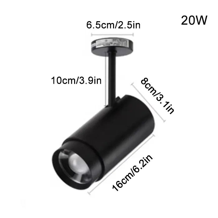 DecorBites™ Adjustable Beam Ceiling Spotlight for Store Office Bar Accent Lighting