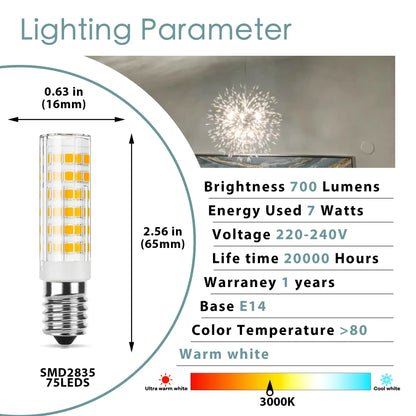 DecorBites™ G9 LED Corn Bulb 3W 5W 220V 3000K 6000K Silica Gel SMD2835 Chandelier Light