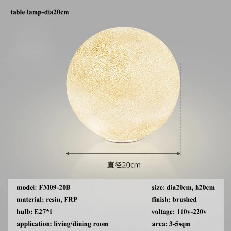 DecorBites™ Cream Moon LED Pendant Chandelier: Modern Living Room Kitchen Bedroom Lighting
