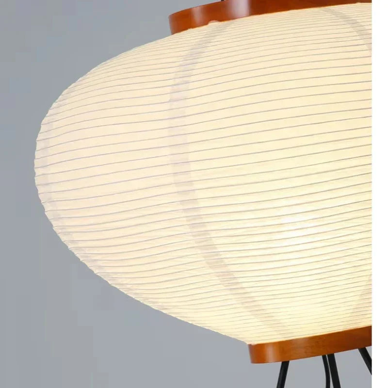 ™ Japanese Rice Paper LED Floor Lamp Retro Standing Light