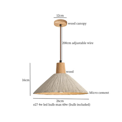 DecorBites™ Cement LED Pendant Lights for Bedroom Living Room Kitchen House Decor