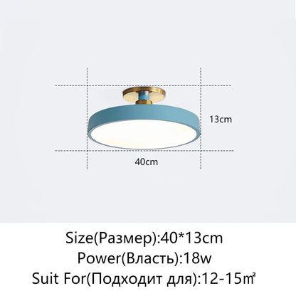 DecorBites™ LED Ceiling Lamp for Living Room Study Child Bedroom Indoor Lighting