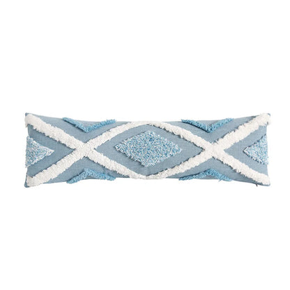 DecorBites™ Diamond Tufted Blue Cushion Cover for Sofa Bed 45x45cm/30x50cm