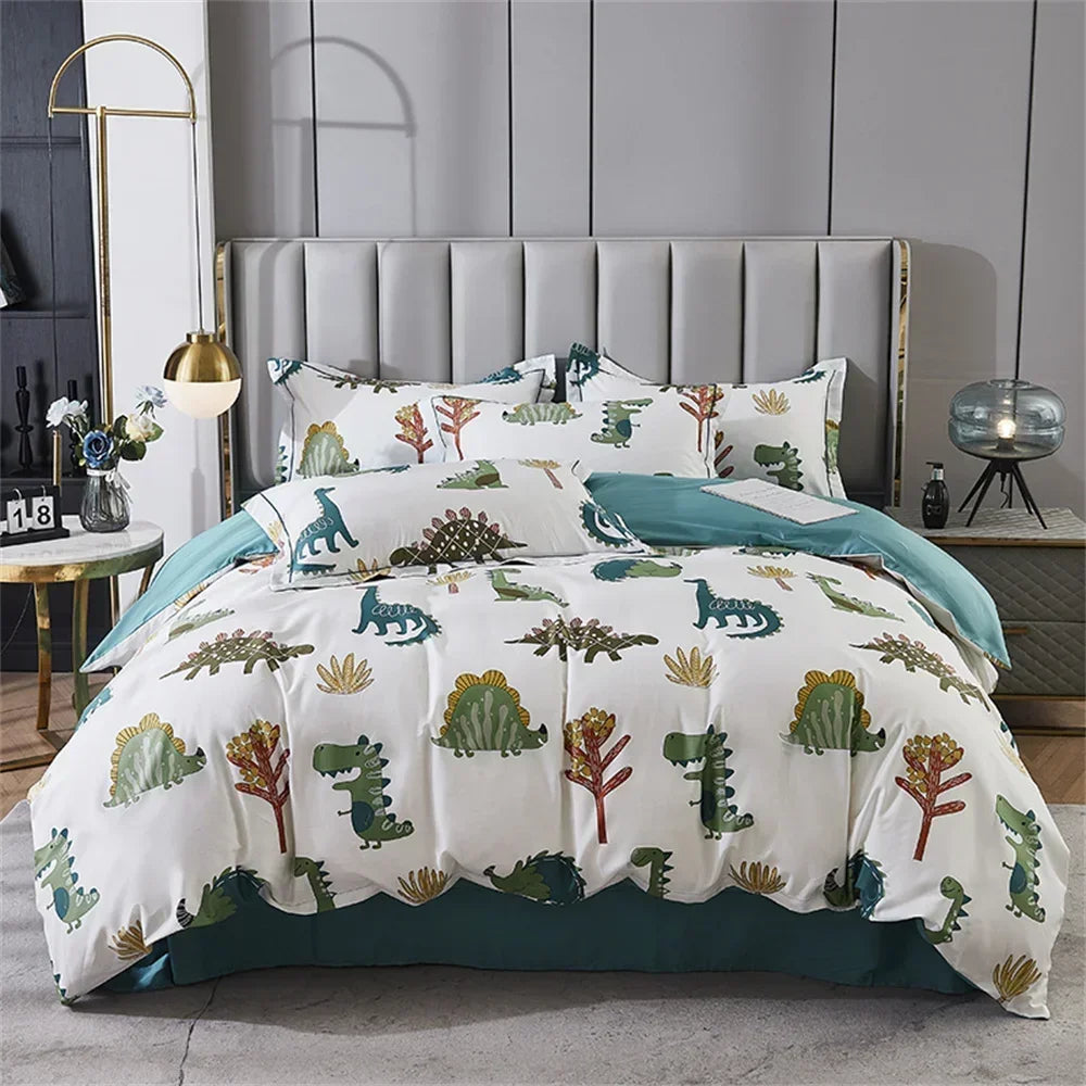 DecorBites™ 600TC Egyptian Cotton Queen King Bedding Set Duvet Cover Bed Linens