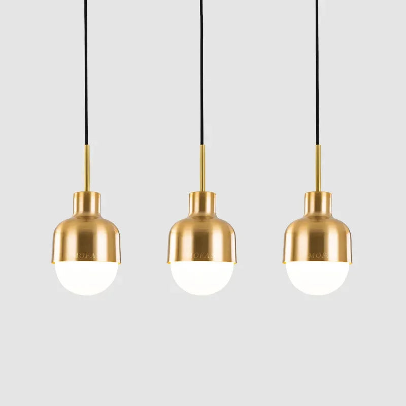 ™ Gold Iron Pendant Light for Kitchen Dining Room Restaurant Decor