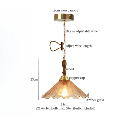 DecorBites™ Cracked Glass LED Pendant Lights for Home Decor, Restaurant, Living Room, Kitchen