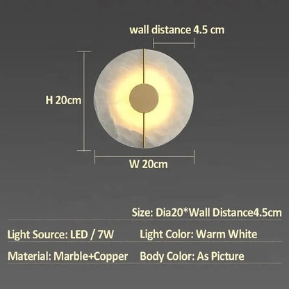 DecorBites™ Lumind Copper Wall Lamp: High-Grade Bedroom Bedside Light