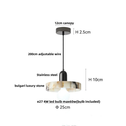 DecorBites™ 3D Printed Ball LED Pendant Light for Home Decor and Kitchen Lighting
