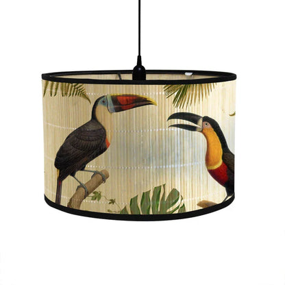 DecorBites™ Bamboo Pendant Light: Retro Chandelier for Home Cafe Bar Decor