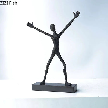 DecorBites™ Abstract Lovers Sculpture Desk Ornament Home Decor Aesthetic Figure