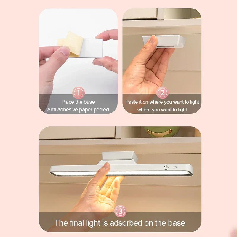 DecorBites™ LED Magnetic Desk Lamp Stepless Dimming Cabinet Closet Table Lamp