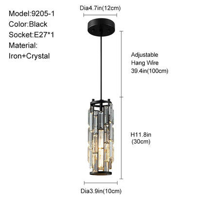 ™ Gold Crystal Chandelier: Elegant Dining Room Pendant Lighting